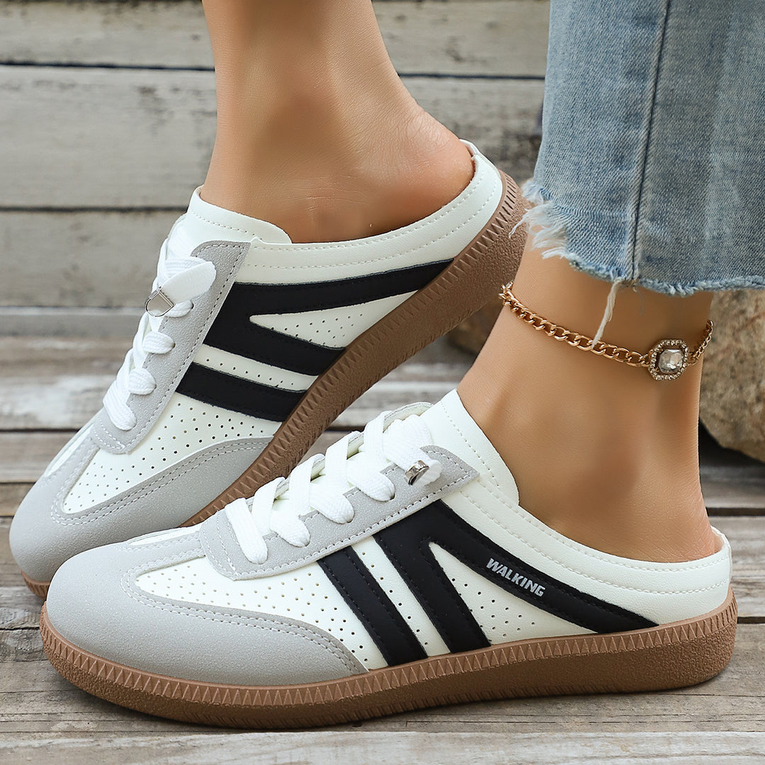 Damen Retro-Sneaker mit Gumsohle und gepolsterter Innensohle Shop Nory