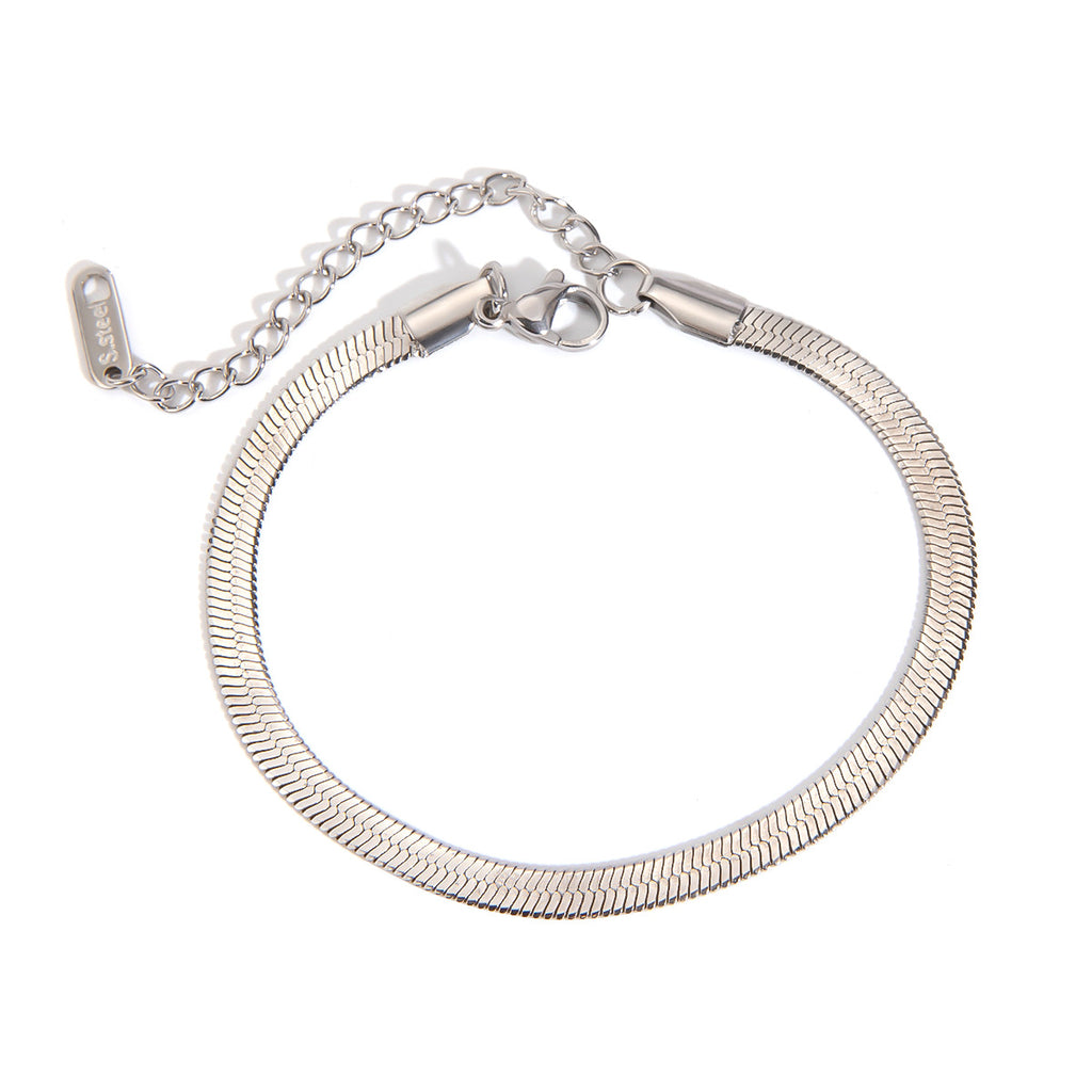 Damen Edelstahlarmband mit hypoallergener und wasserdichter Beschichtung Shop Nory