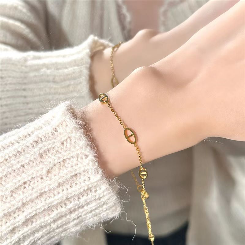 Damen Minimalistische Link-Armband Shop Nory