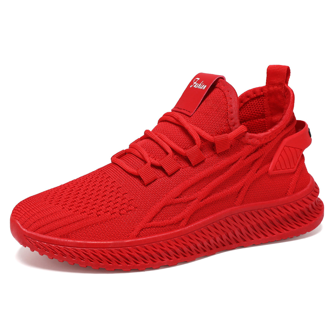 Herren nan gestrickter Slip-On Sneaker mit elastischer Schnürung, sockenähnlichem Schaft und profilierter rutschfester Laufsohle Shop Nory
