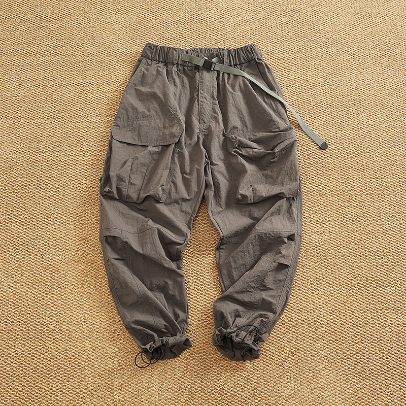Damen Cargo-Hose mit elastischem Bund und multifunktionalen Taschen