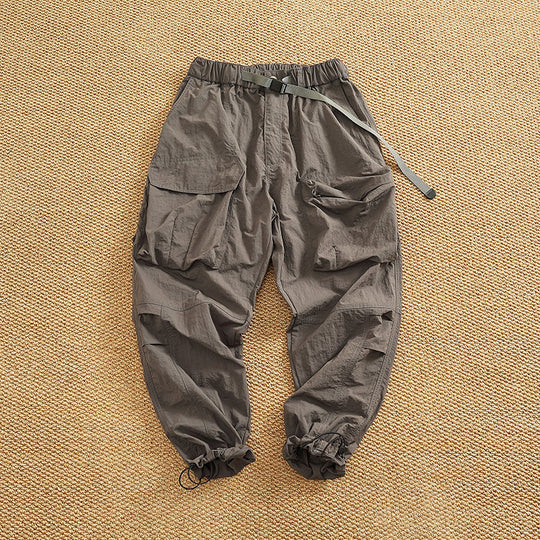 Damen Cargo-Hose mit elastischem Bund und multifunktionalen Taschen