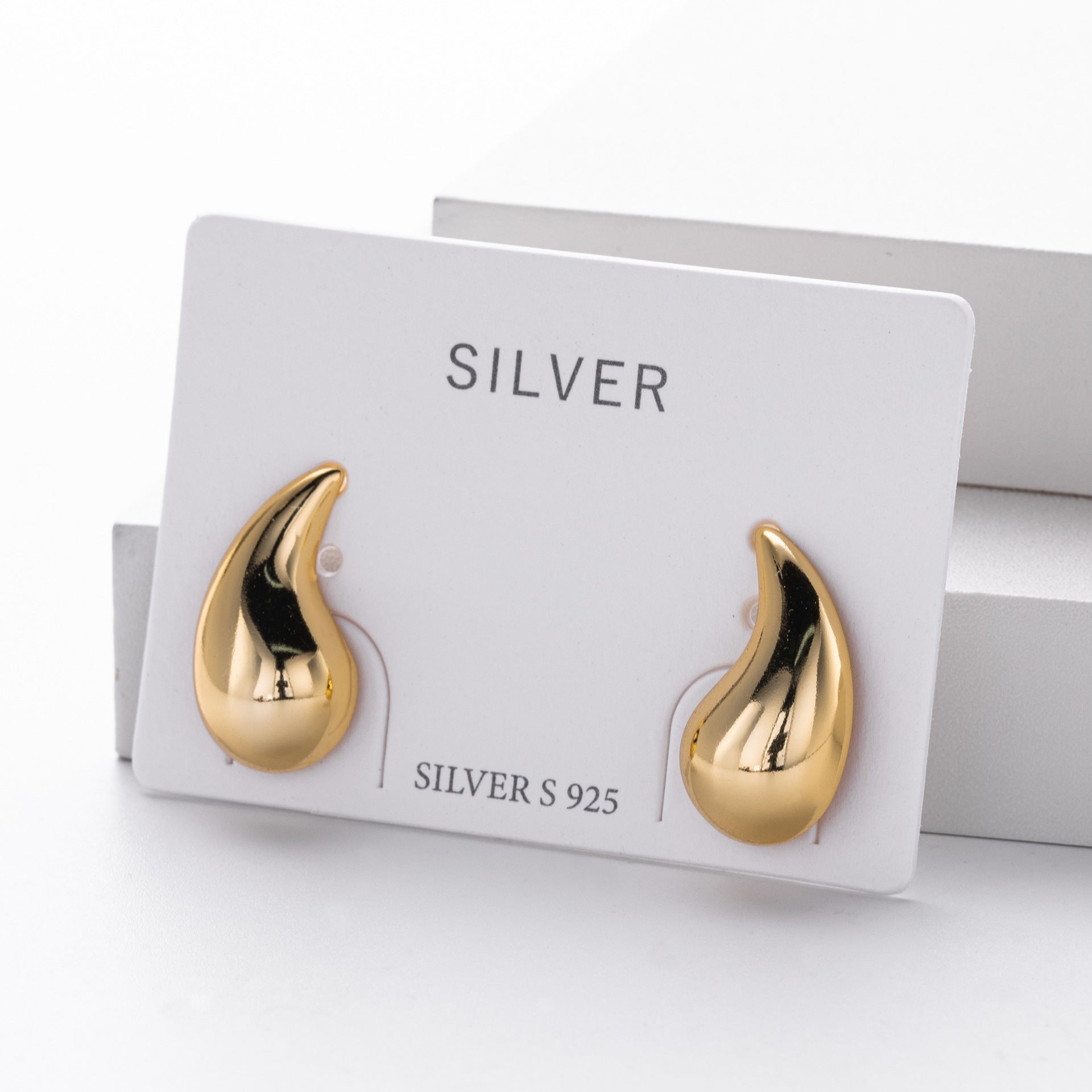 Damen Ohrhänger im zeitgenössischen Tropfen-Design aus 925 Sterling Silber Shop Nory
