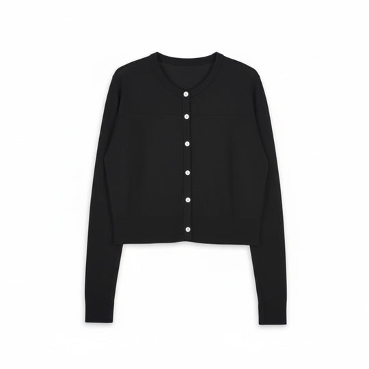 Damen Modische Strickjacke mit Knopfleiste Shop Nory