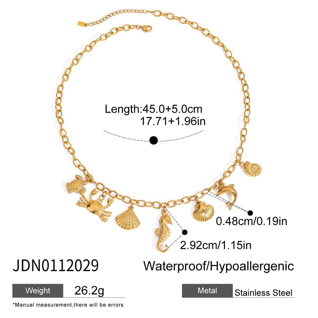 Damen Kette mit maritimem Anhängermotiv und hypoallergener Edelstahlverarbeitung Shop Nory