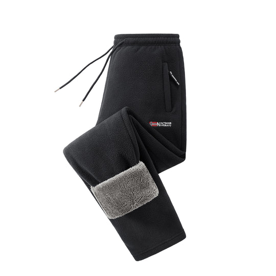Damen Fleece-Jogginghose mit Teddy-Innenfutter und Reißverschlusstaschen Shop Nory
