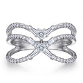 Damen Doppelring aus hochwertigem Edelstahl mit funkelnden Zirkonia Shop Nory
