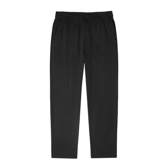 Herren Konisch zulaufende Baumwoll-Chinohose mit elastischem Bund und klassischen Eingrifftaschen Shop Nory