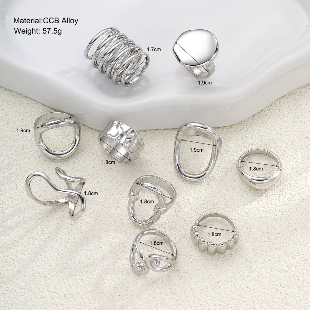 Damen trendige und kreative Ringe Kollektion Shop Nory