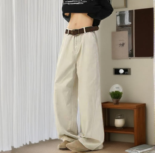 Damen Weitgeschnittene Chino-Hose Shop Nory 1787982037