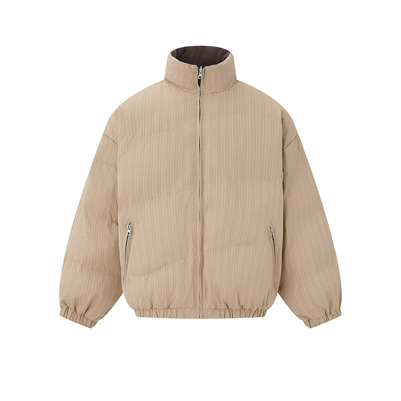 Unisex Wendbare Boxy-Jacke mit gesteppter Außen- und Fleece-Innenseite Shop Nory