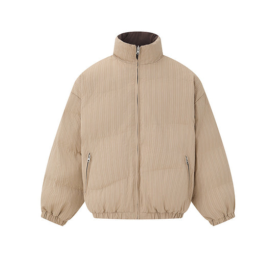 Unisex Wendbare Boxy-Jacke mit gesteppter Außen- und Fleece-Innenseite Shop Nory