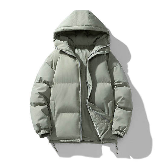 Unisex Gepolsterte Kapuzensteppjacke mit Thermoisolierung und verstellbarem Saum Shop Nory