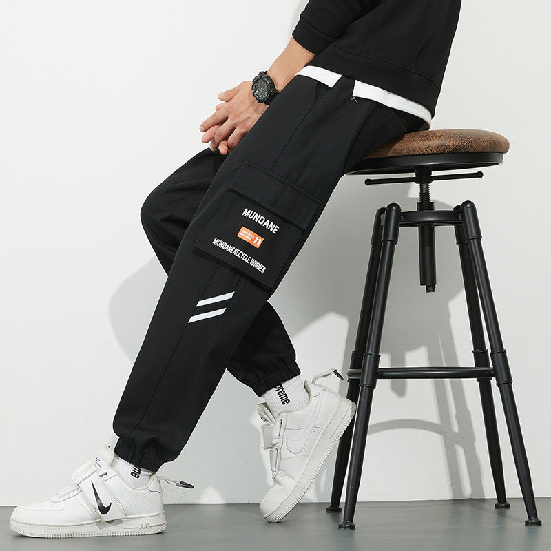 Herren Urbanes Camouflage-Jogger mit Utility-Taschen und elastischem Knöchelsaum Shop Nory