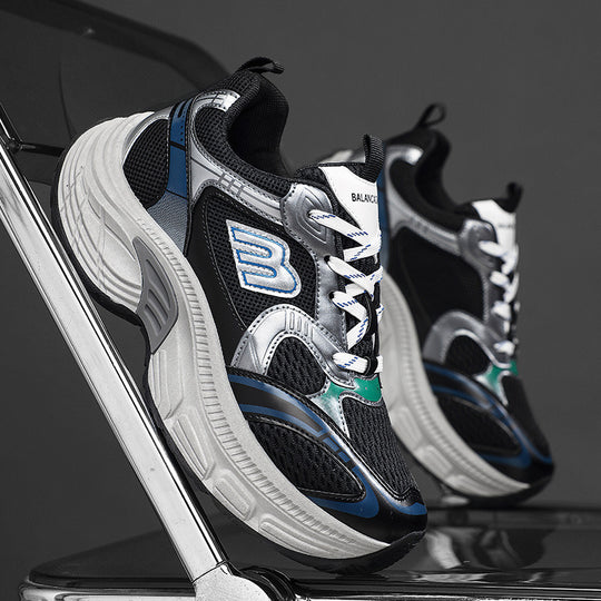 Unisex Voluminöse Mesh-Runner mit atmungsaktivem Obermaterial und stoßdämpfender Plateausohle Shopy Nory