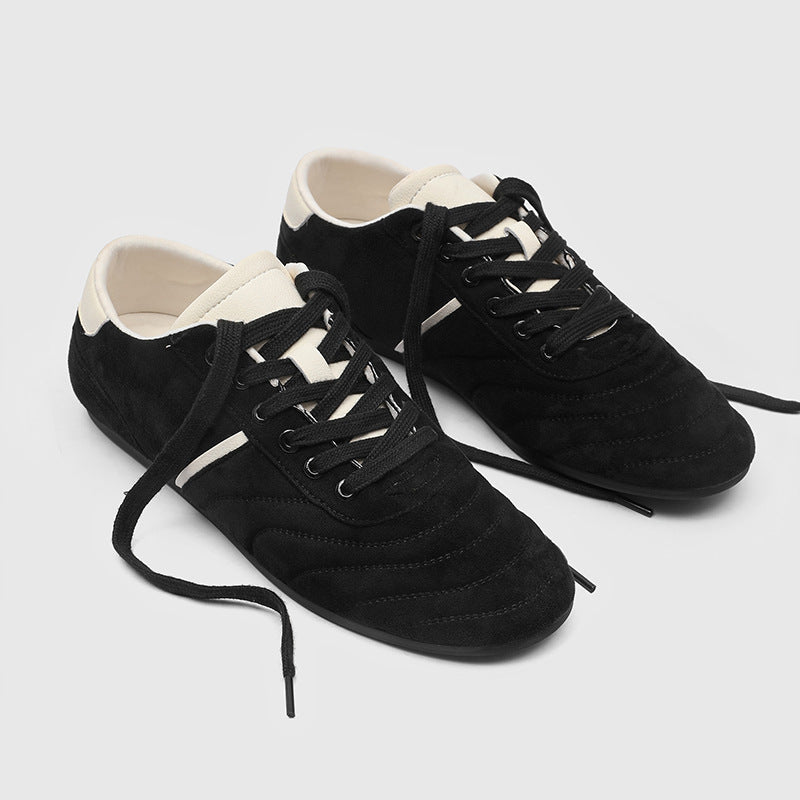 Damen Komfortable Lifestyle Sneakers aus Veloursleder