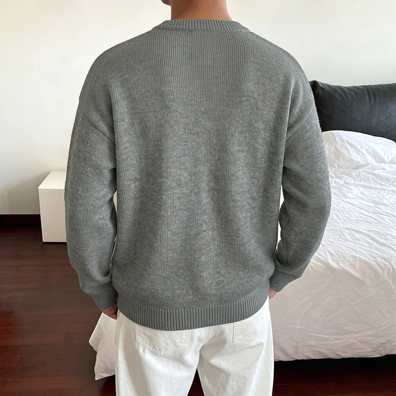Damen Relaxed-Strickpullover mit Stern-Intarsie, Rundhalsausschnitt & lässigem Sitz Shop Nory