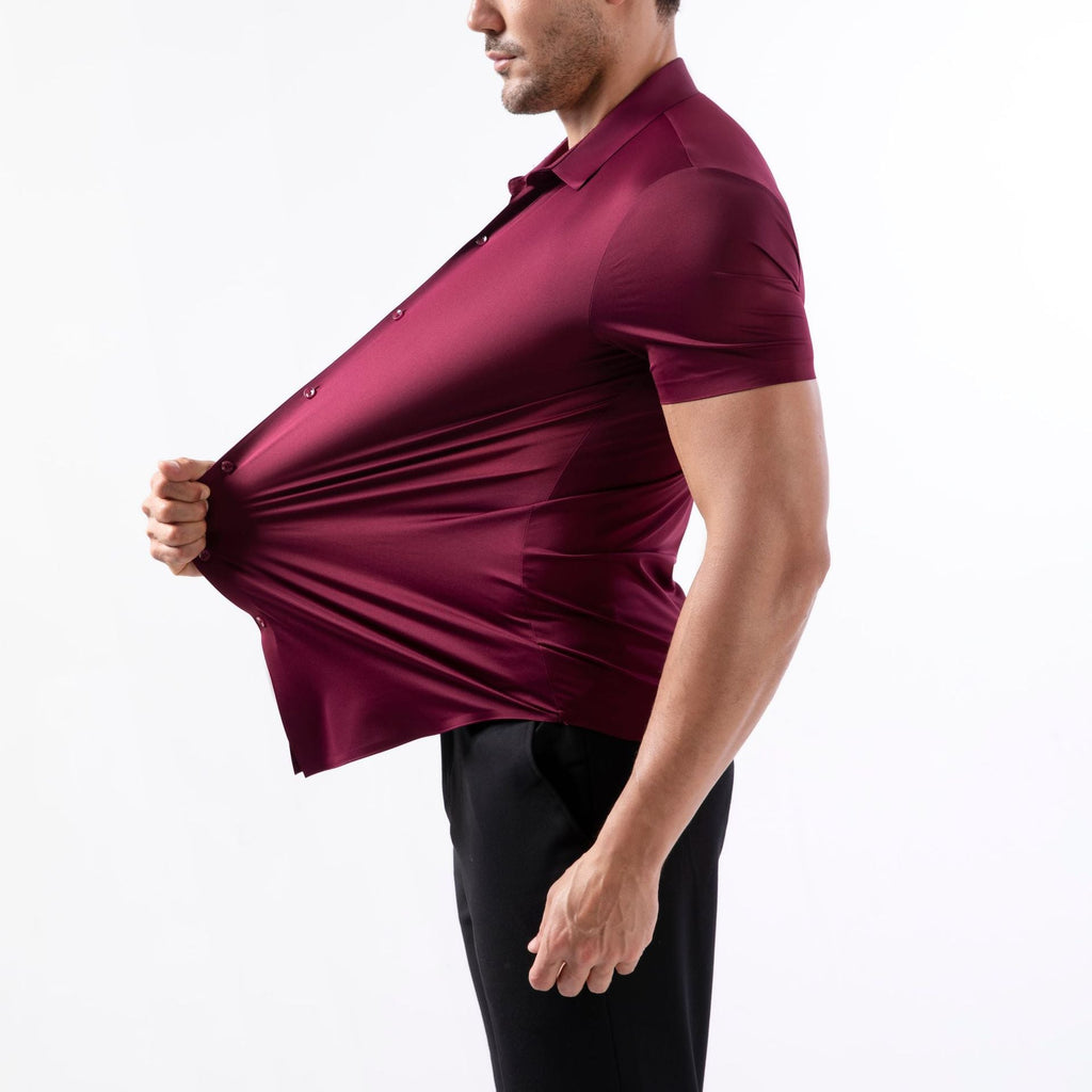 Elastisches Slim Fit Herrenhemd