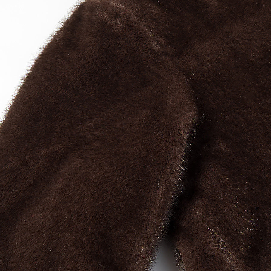 Damen Oversize Teddy-Fleece-Pullover mit halbem Reißverschluss und großer Klappentasche Shop Nory