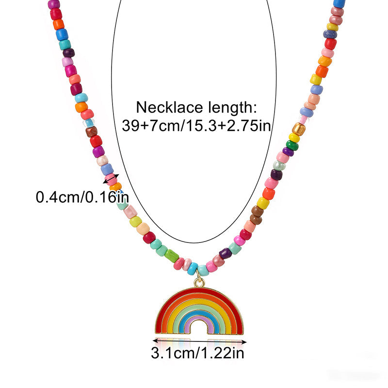 Regenbogen-Anhänger-Halskette | Shop Nory