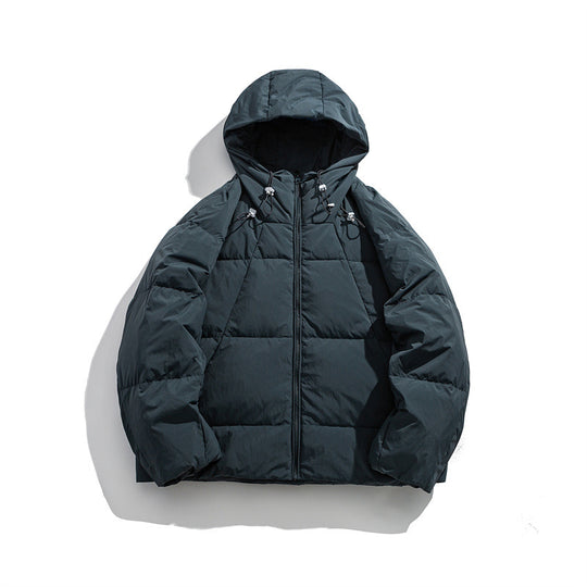 Herren Leicht wattierte Kapuzenjacke mit winddichter Microfaserhülle und verstellbarem Kordelzug Shop Nory
