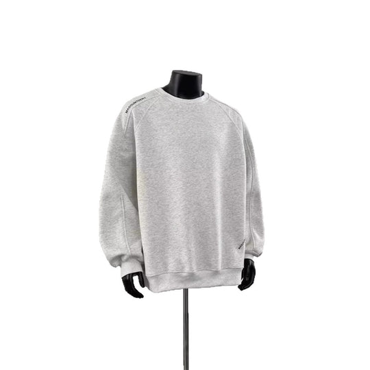 Herren Modischer Sweatshirt mit Schulter-Patch-Design Shop Nory