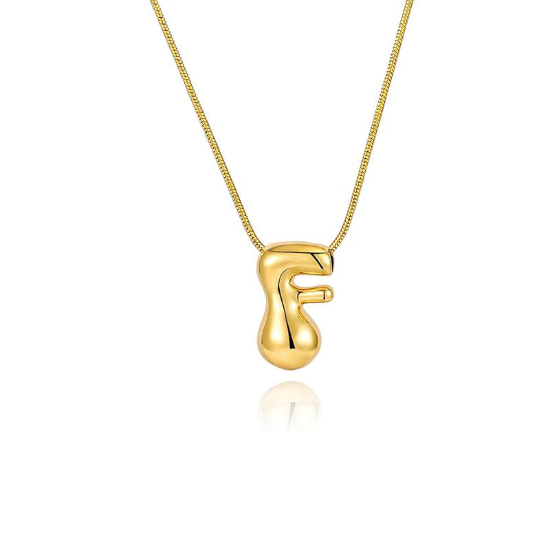Damen Halskette mit skulpturalem Anhänger und feinem Gliederdesign Shop Nory
