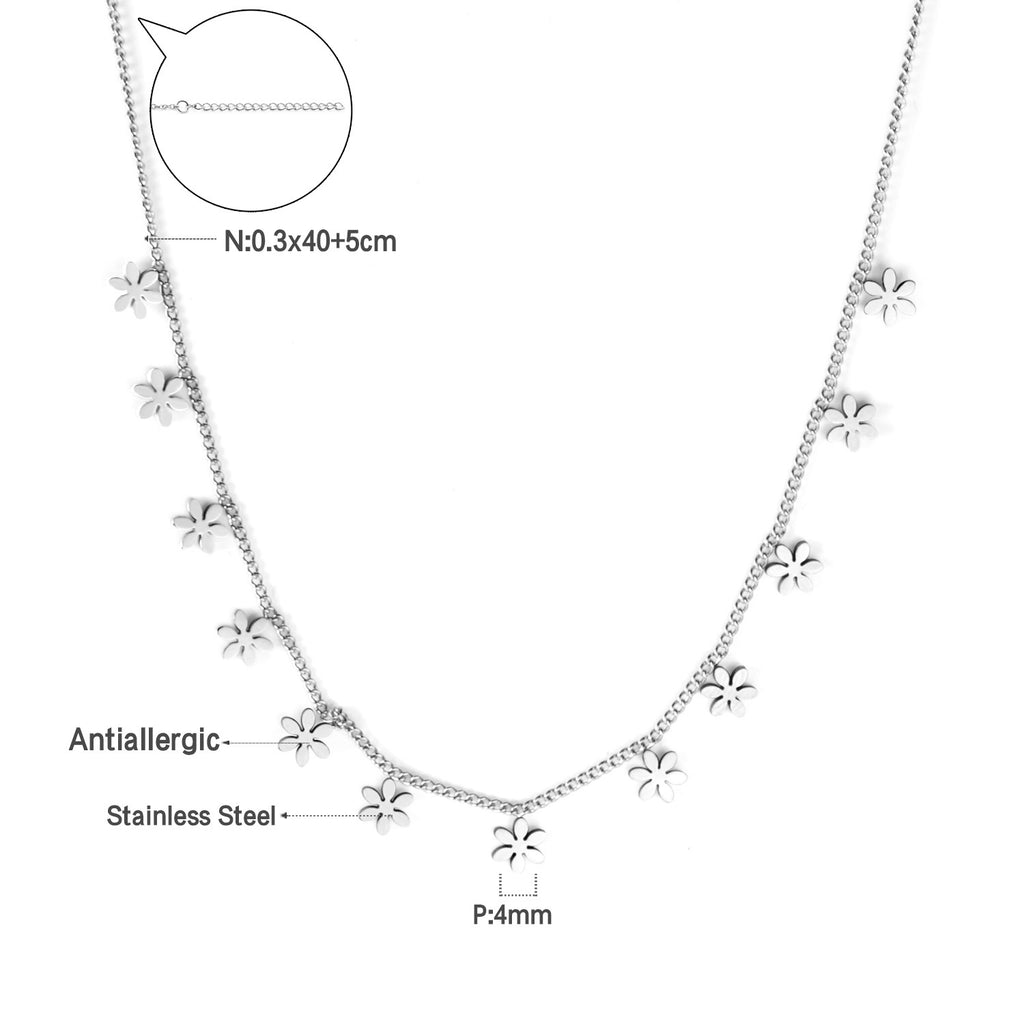 Damen elegante Goldplattierte Halskette mit geometrischen Anhängern Shop Nory