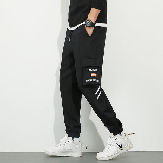 Herren Urbanes Camouflage-Jogger mit Utility-Taschen und elastischem Knöchelsaum Shop Nory