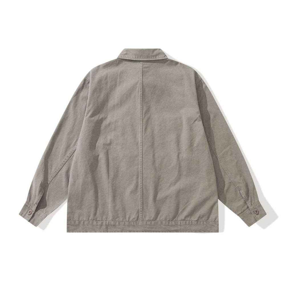 Herren Boxy-Canvas Utility-Blousonjacke mit großen Pattentaschen Shop Nory