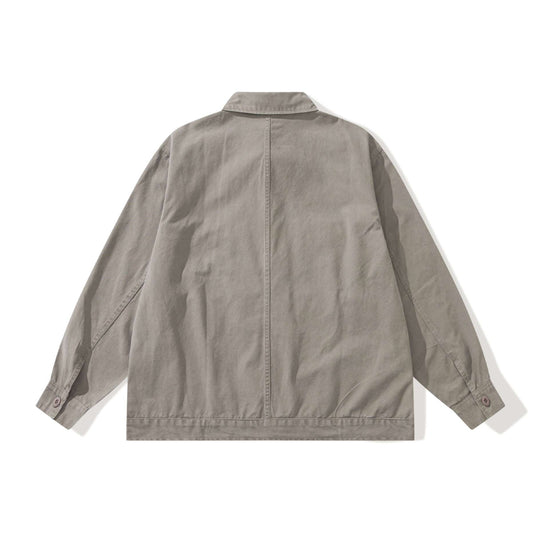 Herren Boxy-Canvas Utility-Blousonjacke mit großen Pattentaschen Shop Nory