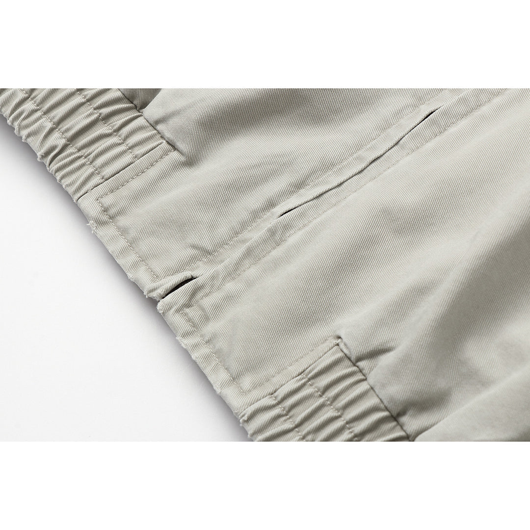 Herren Kurzblouson im Boxy‑Cut aus Canvas mit diagonalen Reißverschlusstaschen und elastischem Saum Shop Nory