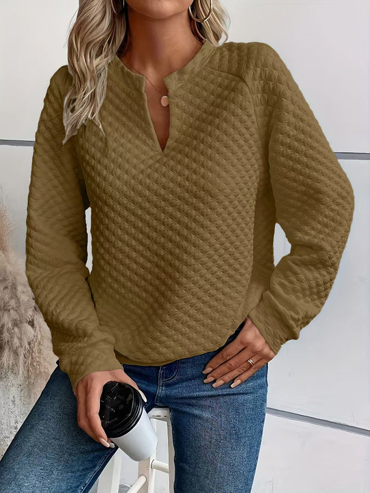 Damen Modischer Stehkragen Pullover Shop Nory