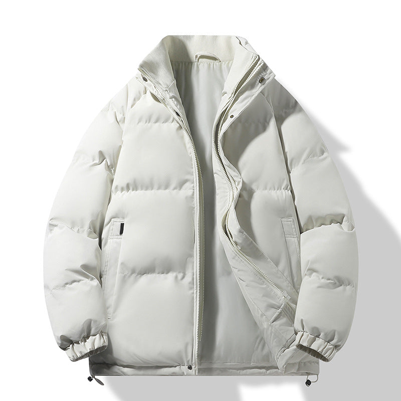 Herren Modische Thermo‑Wattierte Kurzjacke im Boxy‑Schnitt mit Rippenkragen Shop Nory