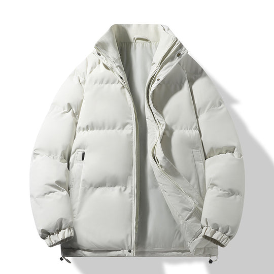 Herren Modische Thermo‑Wattierte Kurzjacke im Boxy‑Schnitt mit Rippenkragen Shop Nory