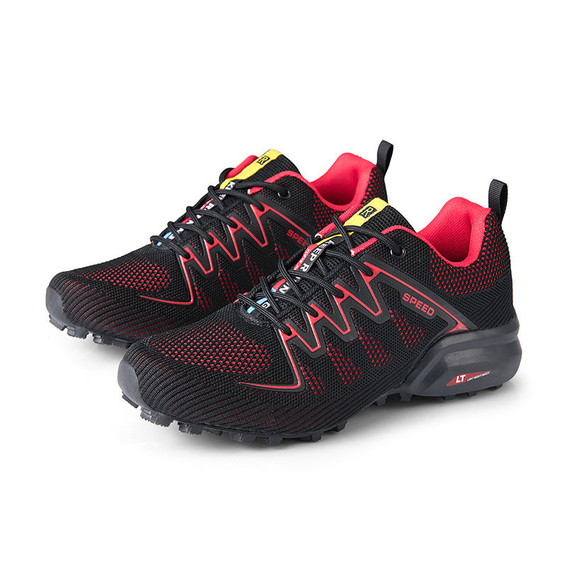 Damen Sportliche Trail-Laufschuhe mit atmungsaktiver Oberflächenstruktur und rutschfester Sohle