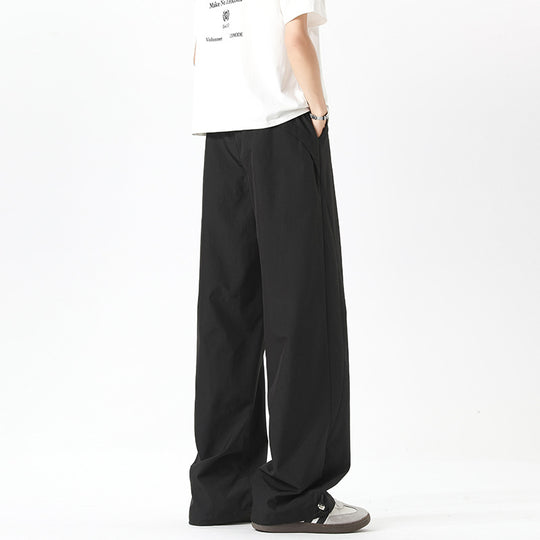 Damen Weite High‑Waist Loungehose mit elastischem Bund, Tunnelzug und Wide‑Leg-Schnitt Shop Nory