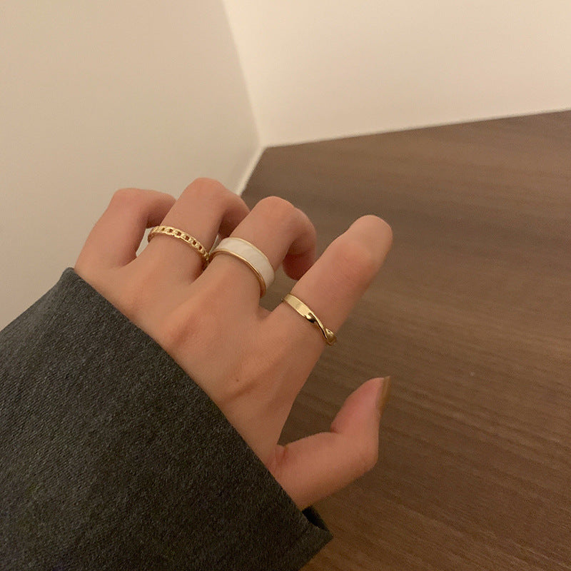 Damenring mit künstlerischem Strukturdesign Shop Nory