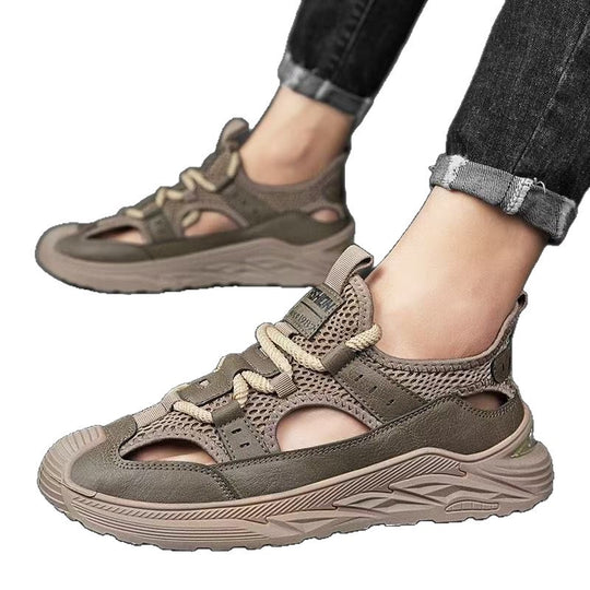 Herren Hybrid-Sneaker-Sandale mit Strickschaft und profilierter Plateau-Sohle Shop Nory