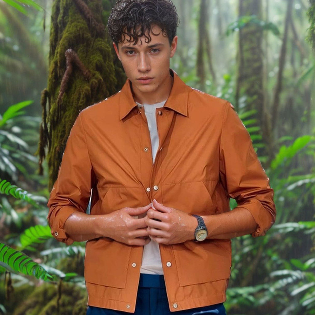 Herren leichte Sommerjacke mit innovativen Details