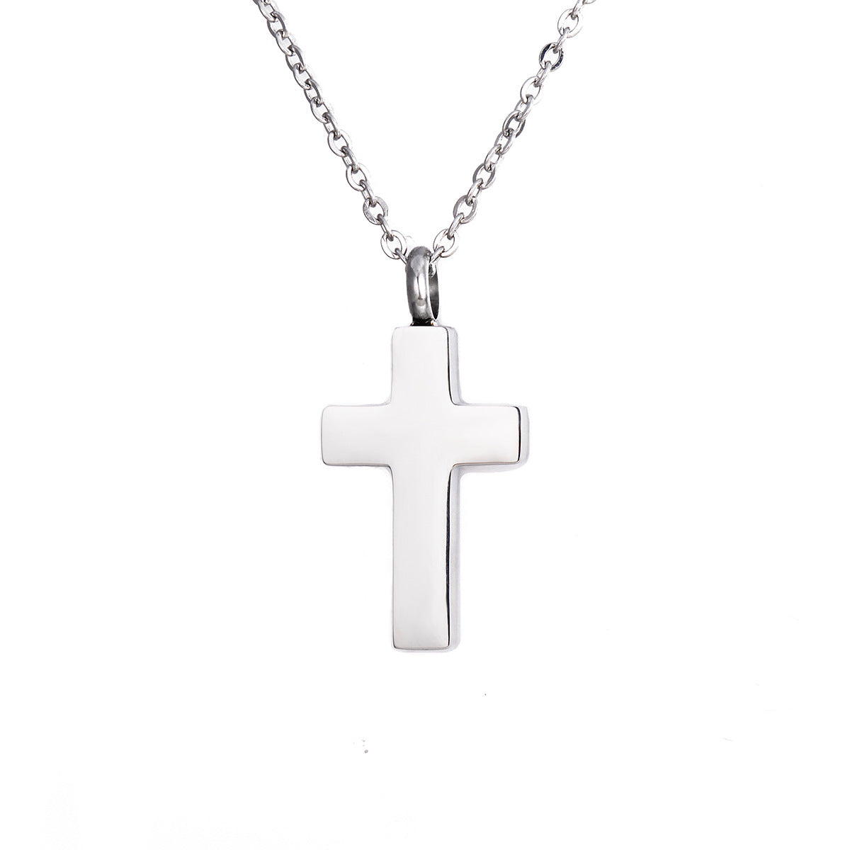 Damen Halskette mit stilvollem Kreuzanhänger aus hochwertigem Metall Shop Nory