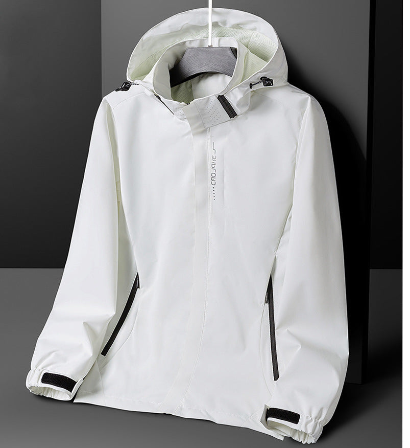 Herren Leichte Softshell-Funktionsjacke mit atmungsaktivem Meshfutter und verstellbarer Kapuze Shop Nory