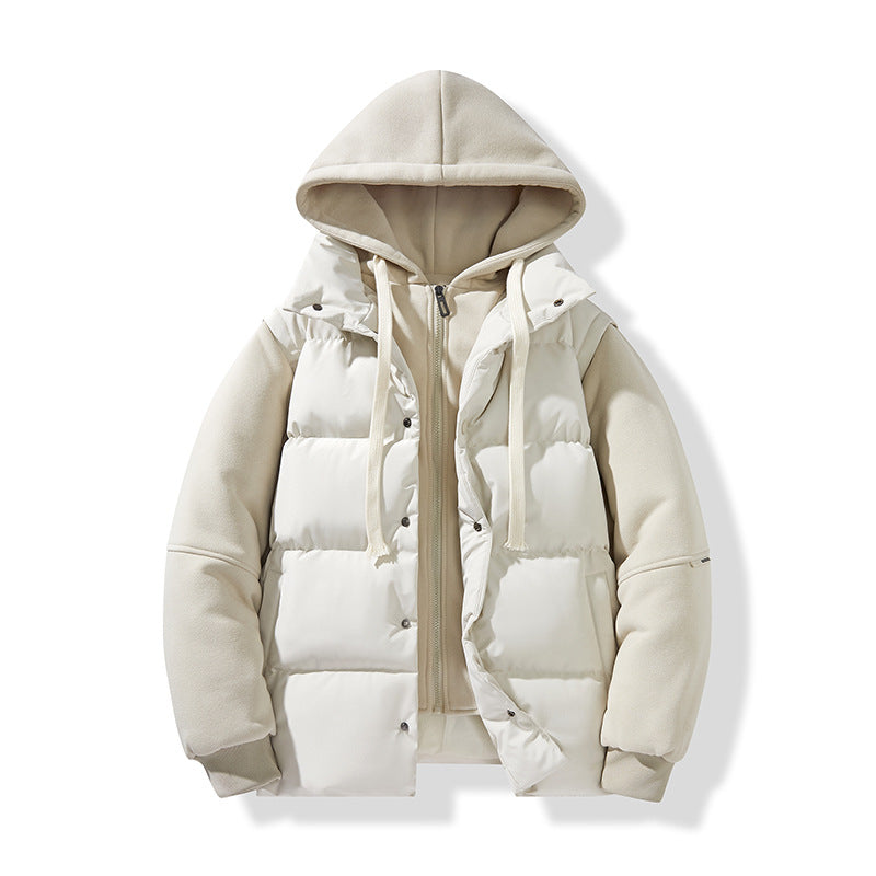 Herren Hybrid-Steppjacke mit integrierter Kapuzen-Fleeceinnenschicht Shop Nory