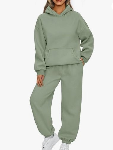 Damen nan gemütliches Oversize Hoodie und Jogginghose Set aus weicher Baumwollmischung Shop Nory
