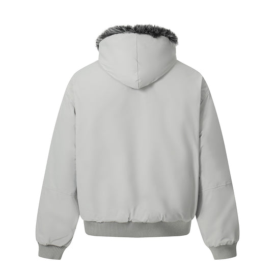 Herren Kurzboxy Bomberjacke im Aviator‑Look mit abnehmbarem Kunstfellkragen Shop Nory