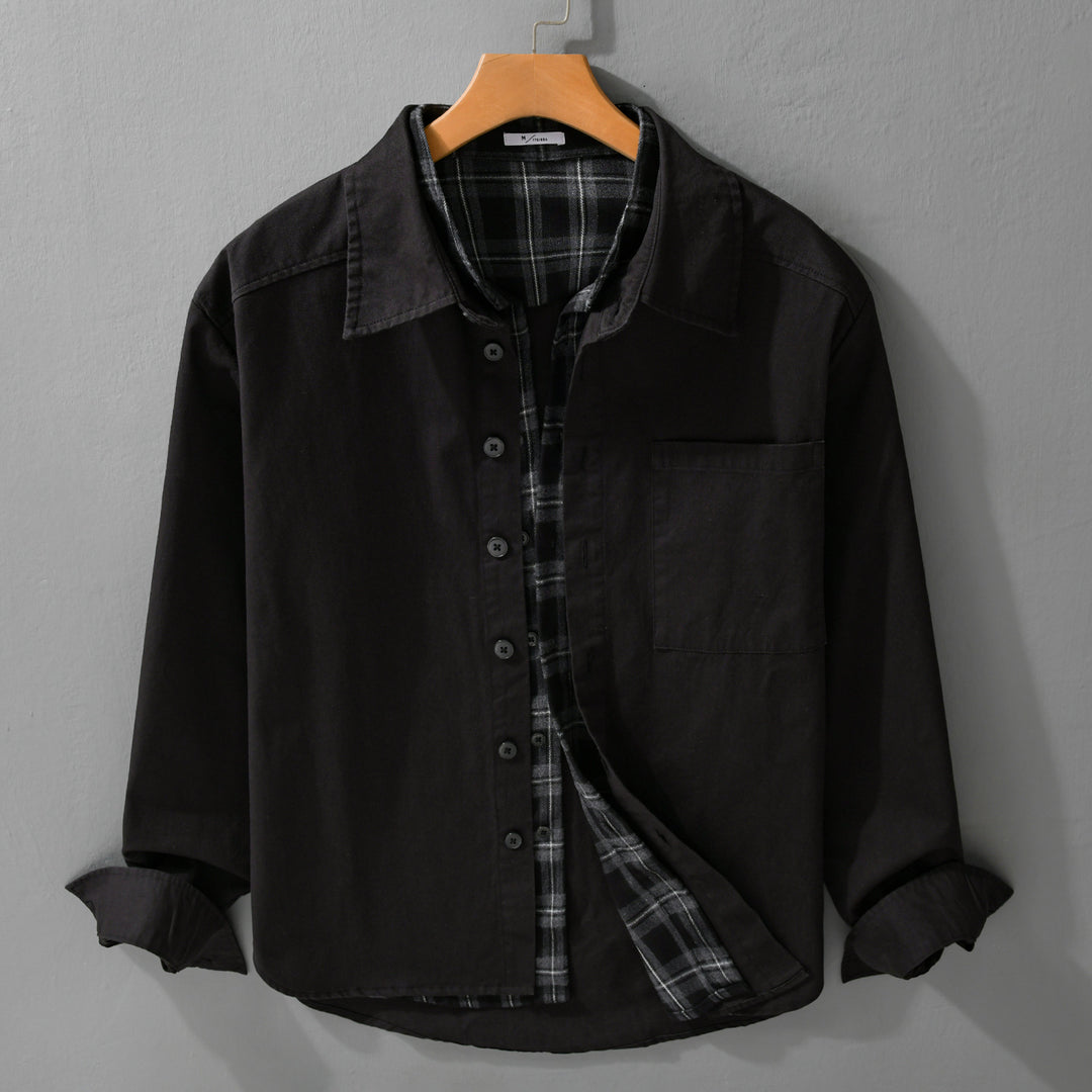 Herren Overshirt-Jacke mit karierter Thermofütterung Shop Nory