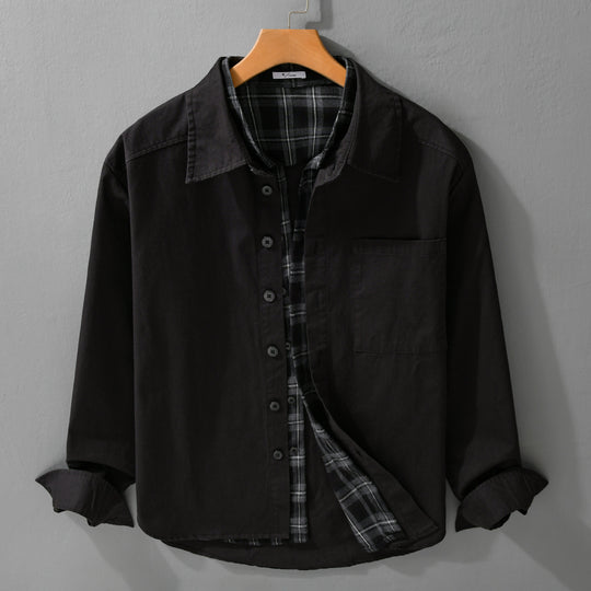 Herren Overshirt-Jacke mit karierter Thermofütterung Shop Nory