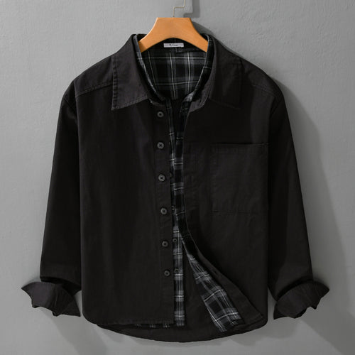 Herren Overshirt-Jacke mit karierter Thermofütterung Shop Nory
