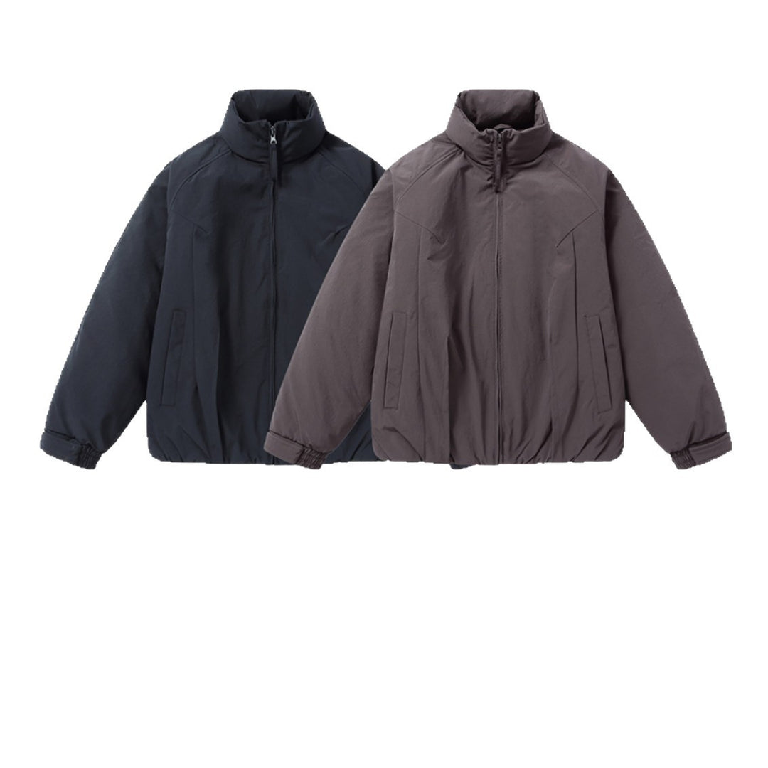 Herren Kurz‑Pufferjacke mit schützendem Stehkragen, verdecktem Reißverschluss und elastischem Saum Shop Nory
