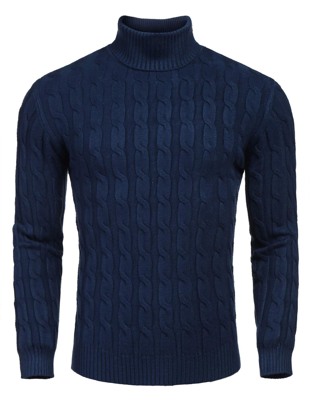 Herren Feinstrickpullover mit hohem Kragen